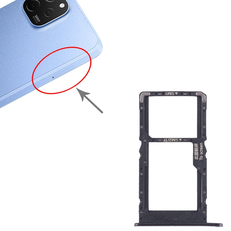 Pour Huawei Enjoy 50 SIM + SIM / Micro SD Card Tray