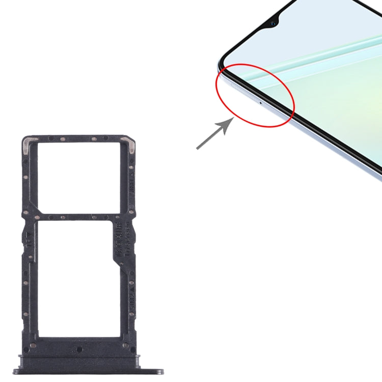 Pour Honor Play6C SIM + SIM / Micro SD Card Tray, For Honor Play6C