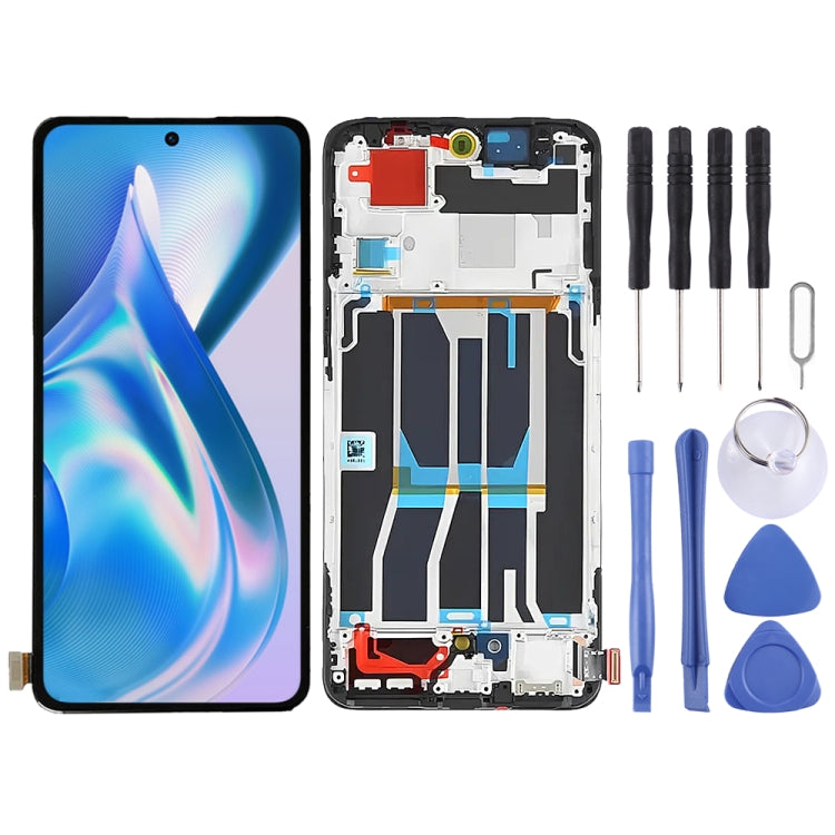 Pour OnePlus Ace PGKM10 écran LCD numériseur assemblage complet avec cadre