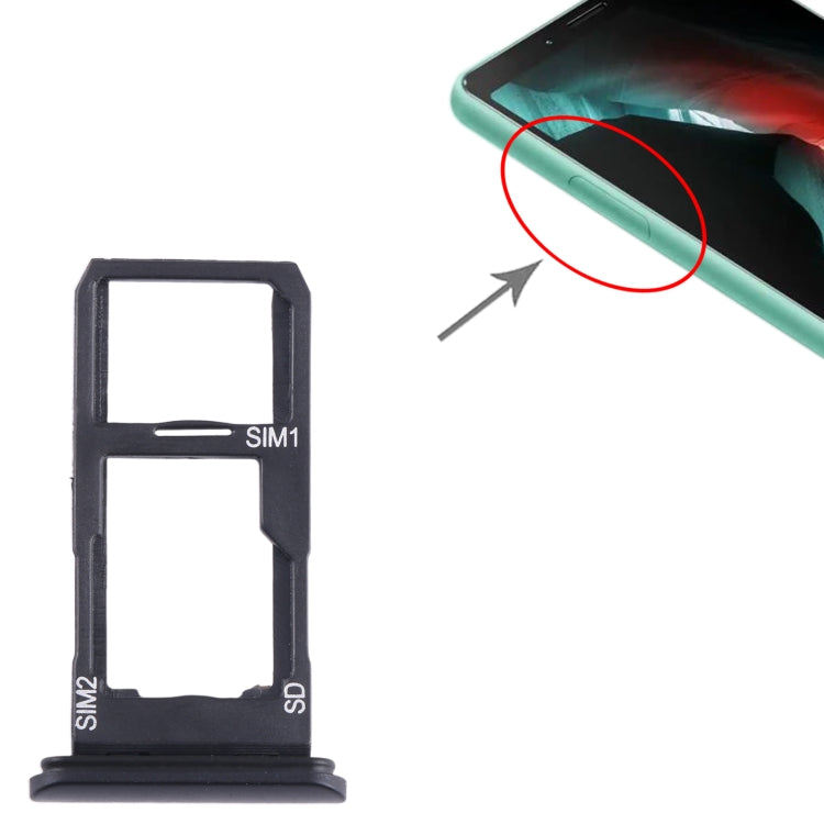 Pour Sony Xperia 10 II SIM + SIM / Micro SD Card Tray