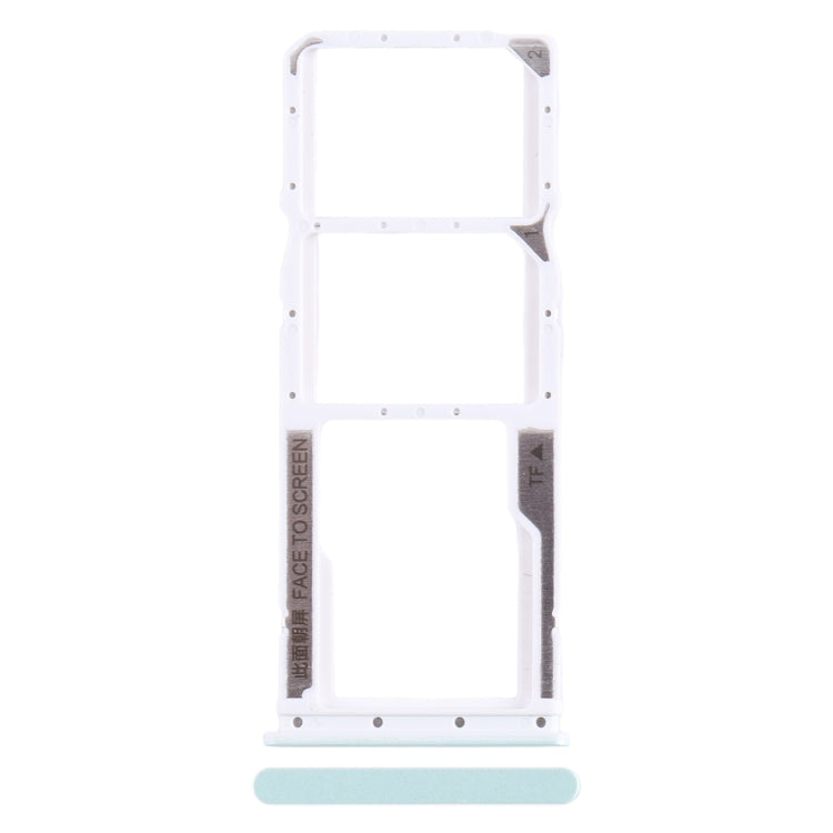 Pour Xiaomi Redmi 12C Plateau de carte SIM + Plateau de carte SIM + Plateau de carte Micro SD