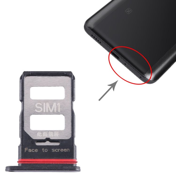 Pour Xiaomi Redmi K60 Plateau de carte SIM + Plateau de carte SIM