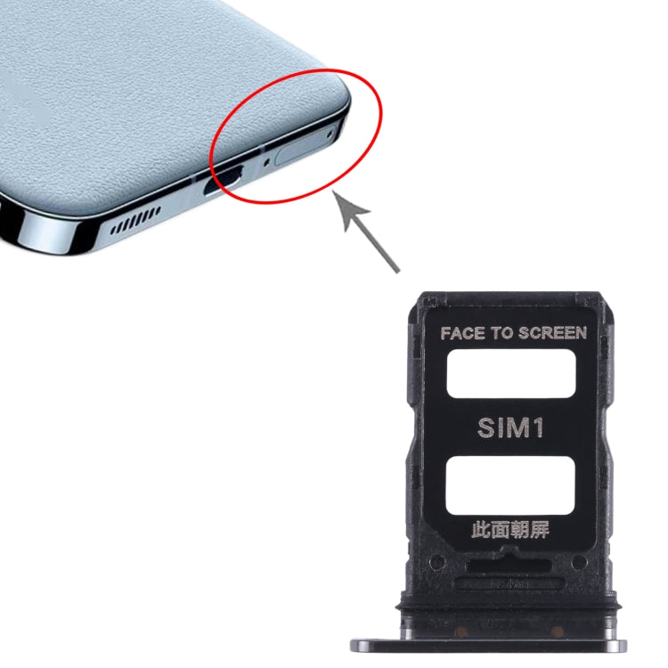 Pour Xiaomi 13 Plateau de carte SIM + Plateau de carte SIM