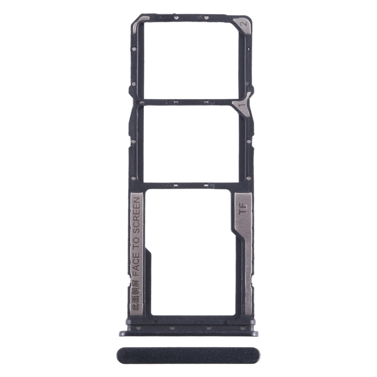 Pour Xiaomi Redmi Note 12s Plateau de carte SIM + Plateau de carte SIM + Plateau de carte Micro SD