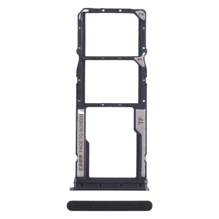 Pour Xiaomi Redmi 13C Plateau de carte SIM + Plateau de carte SIM + Plateau de carte Micro SD