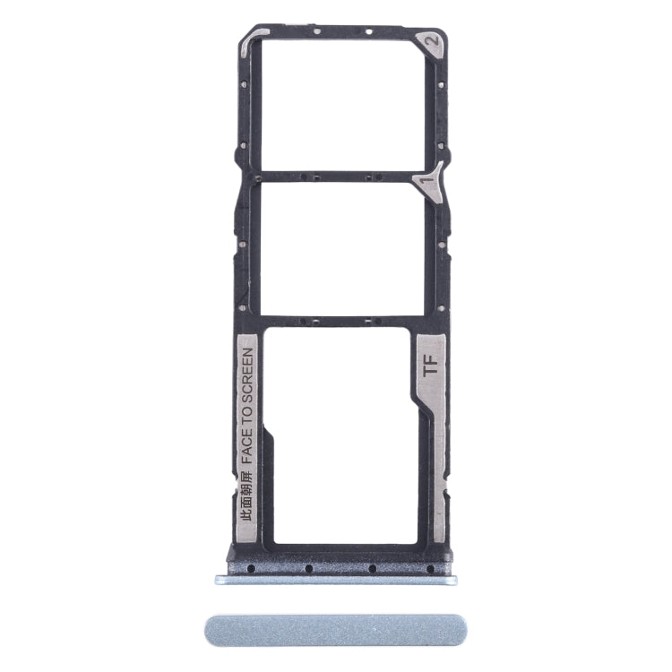Pour Xiaomi Redmi 13C Plateau de carte SIM + Plateau de carte SIM + Plateau de carte Micro SD