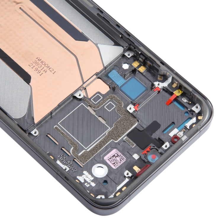 Pour Xiaomi 14, boîtier avant d'origine, cadre LCD, plaque de lunette