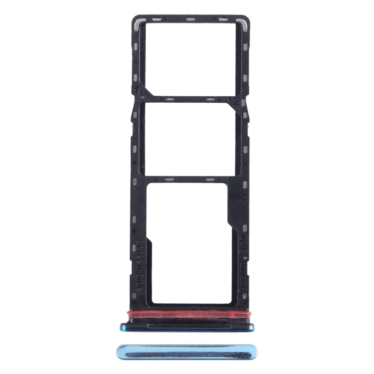 Pour Tecno Spark 8T plateau de carte SIM + plateau de carte SIM + plateau de carte Micro SD