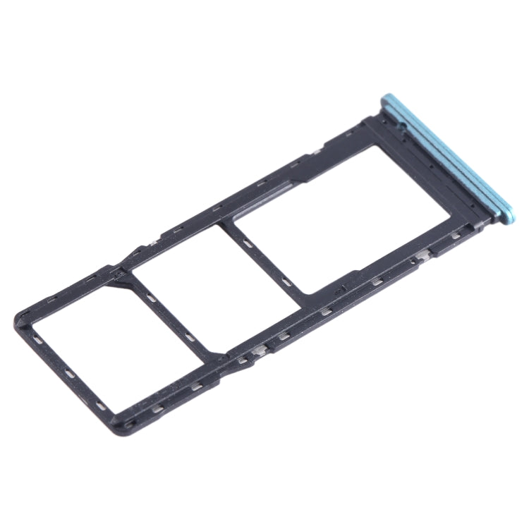 Pour Tecno Spark 8C KG5k Plateau de carte SIM + Plateau de carte SIM + Plateau de carte Micro SD