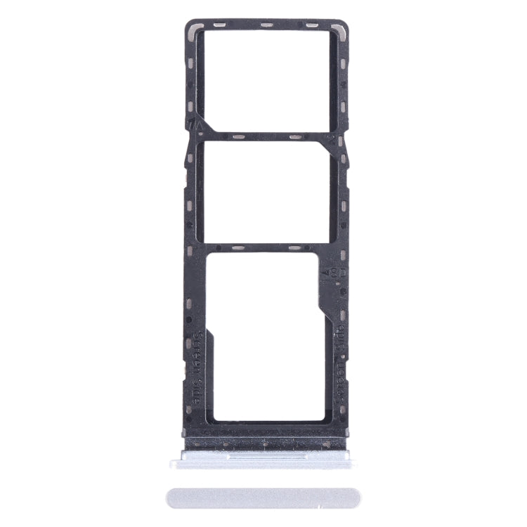 Pour Tecno Spark 8C KG5k Plateau de carte SIM + Plateau de carte SIM + Plateau de carte Micro SD