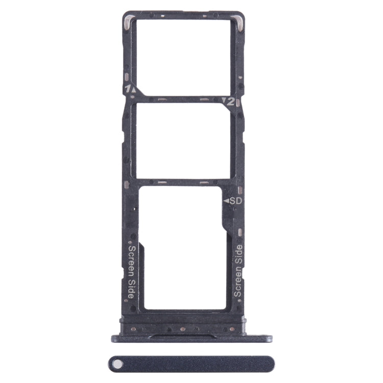 Pour Tecno Spark Go 2023 BF7n plateau de carte SIM + plateau de carte SIM + plateau de carte Micro SD