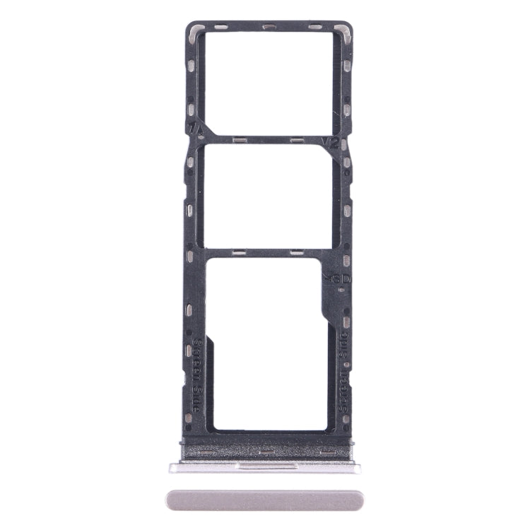 Pour Tecno Pop 7 Pro BF7 plateau de carte SIM + plateau de carte SIM + plateau de carte Micro SD