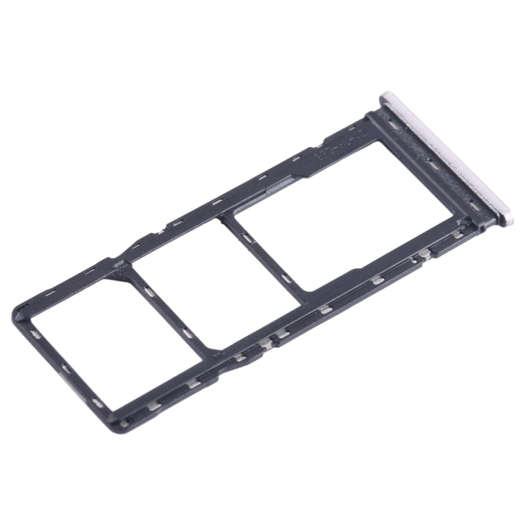 Pour Tecno Pop 7 Pro BF7 plateau de carte SIM + plateau de carte SIM + plateau de carte Micro SD