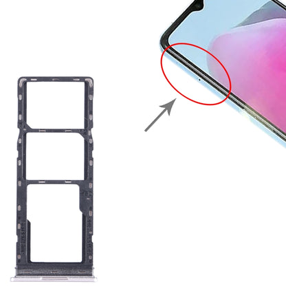 Pour Tecno Pop 7 Pro BF7 plateau de carte SIM + plateau de carte SIM + plateau de carte Micro SD