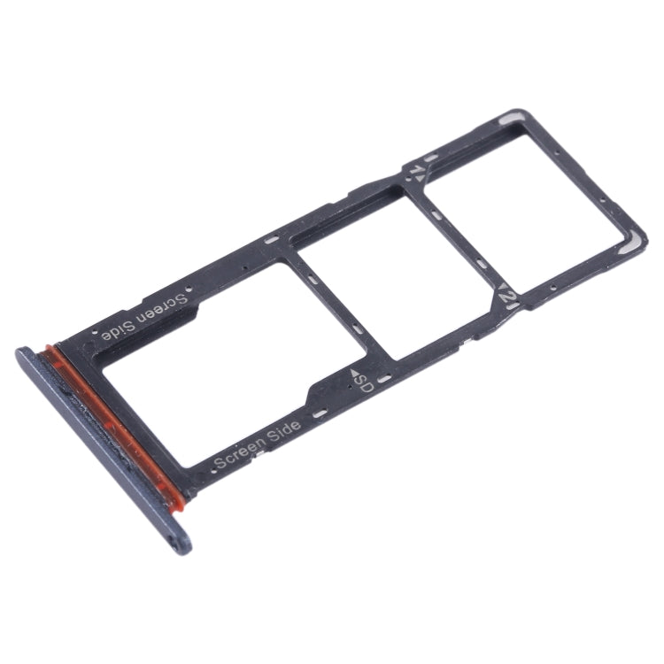 Pour Tecno Pop 7 BF6 plateau de carte SIM + plateau de carte SIM + plateau de carte Micro SD