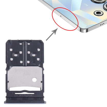 Pour Tecno Camon 20 Pro plateau de carte SIM + plateau de carte Micro SD