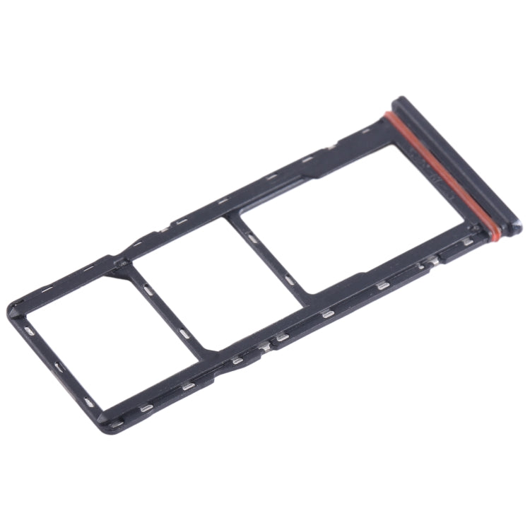 Pour Infinix Hot 10i X659B plateau de carte SIM + plateau de carte SIM + plateau de carte Micro SD