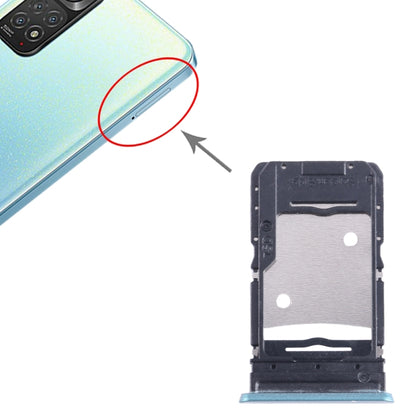 Pour Infinix Note 11 Pro X697 Plateau de carte SIM + Plateau de carte SIM + Plateau de carte Micro SD