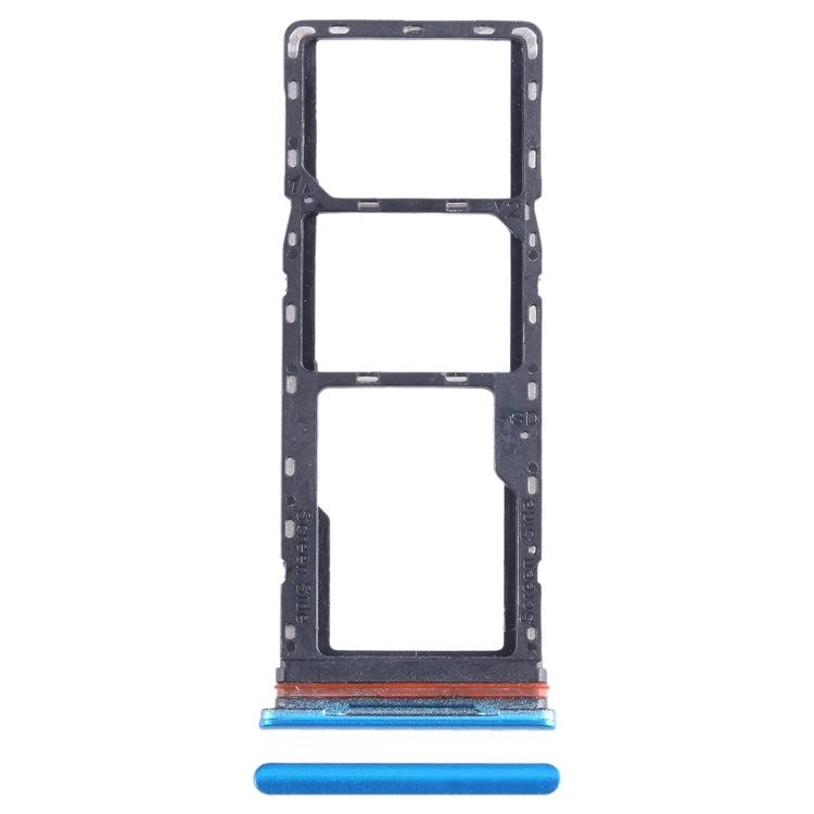 Pour Infinix Smart 6 X6511B plateau de carte SIM + plateau de carte SIM + plateau de carte Micro SD