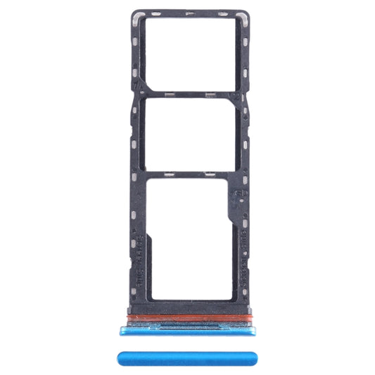 Pour Infinix Smart 6 X6511B plateau de carte SIM + plateau de carte SIM + plateau de carte Micro SD