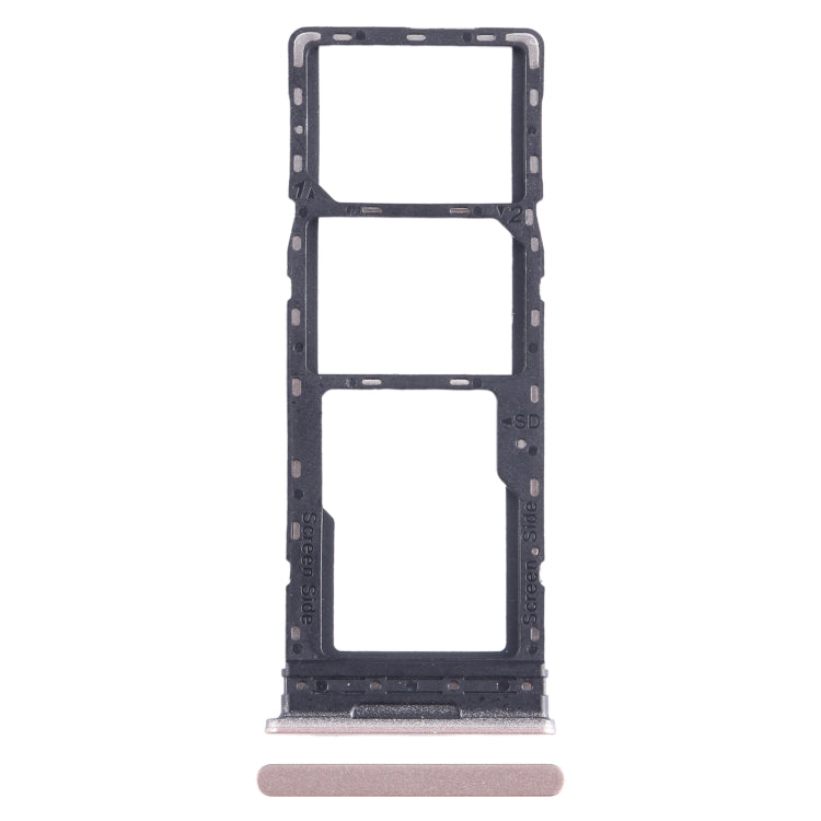 Pour Infinix Note 12 4G X663 Plateau de carte SIM + Plateau de carte SIM + Plateau de carte Micro SD
