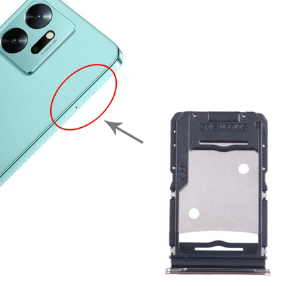 Pour Infinix Zero 20 X6821 Plateau de carte SIM + Plateau de carte SIM + Plateau de carte Micro SD