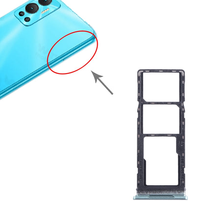 Pour Infinix Hot 20i X665 plateau de carte SIM + plateau de carte SIM + plateau de carte Micro SD