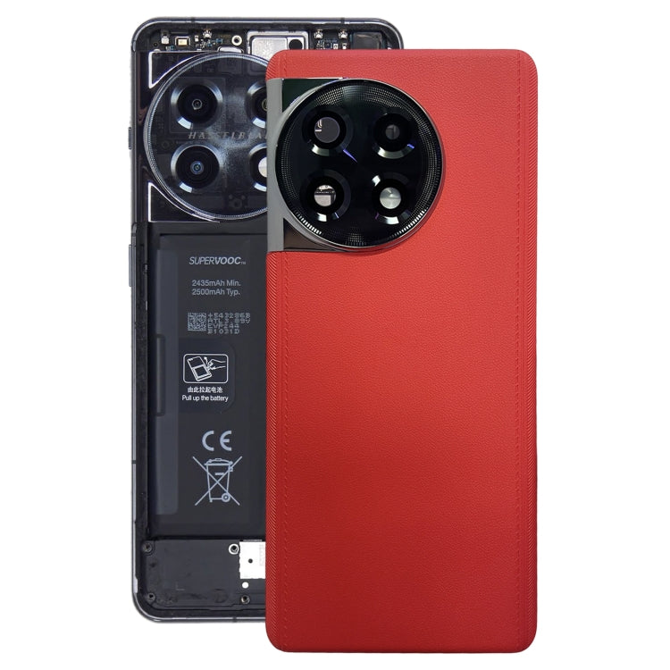 Coque arrière en cuir pour batterie OnePlus 11R CPH2487