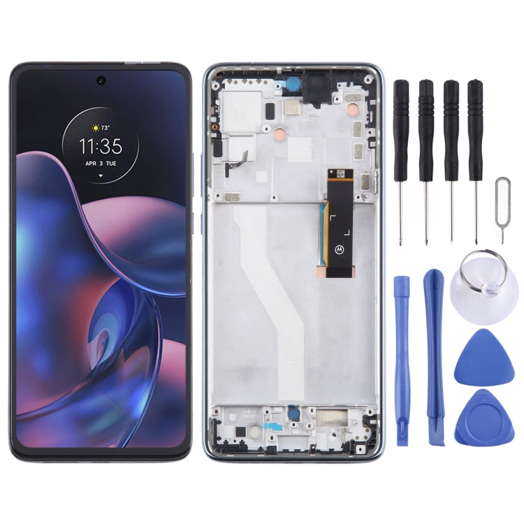 Écran LCD OEM pour Motorola Edge 2022, assemblage complet avec cadre