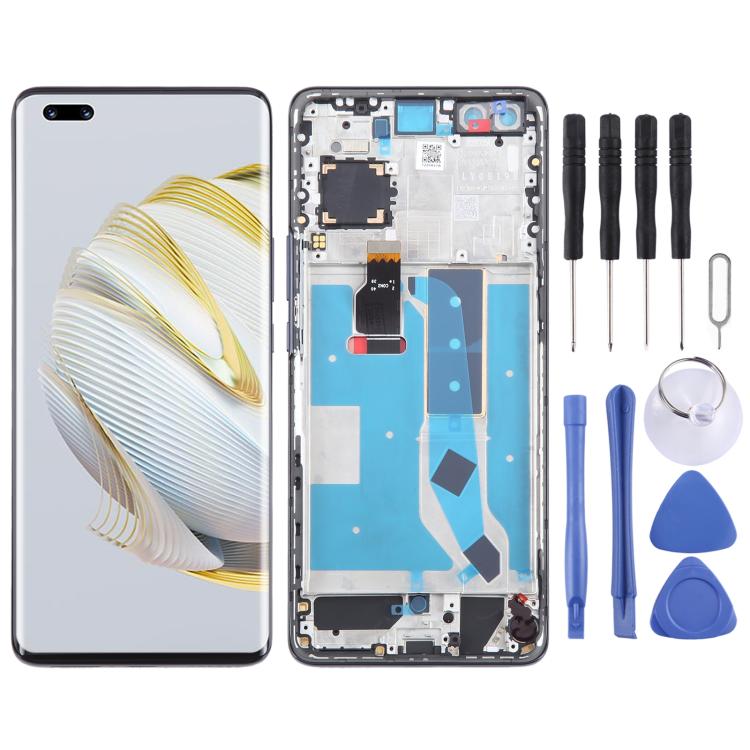 Pour Huawei Nova 10 Pro écran LCD d'origine numériseur assemblage complet avec cadre