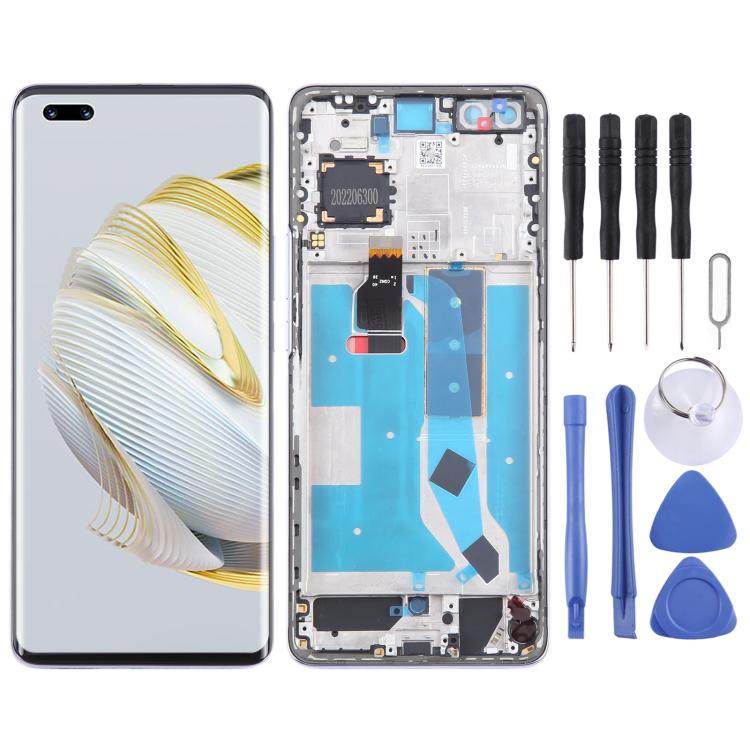 Pour Huawei Nova 10 Pro écran LCD d'origine numériseur assemblage complet avec cadre