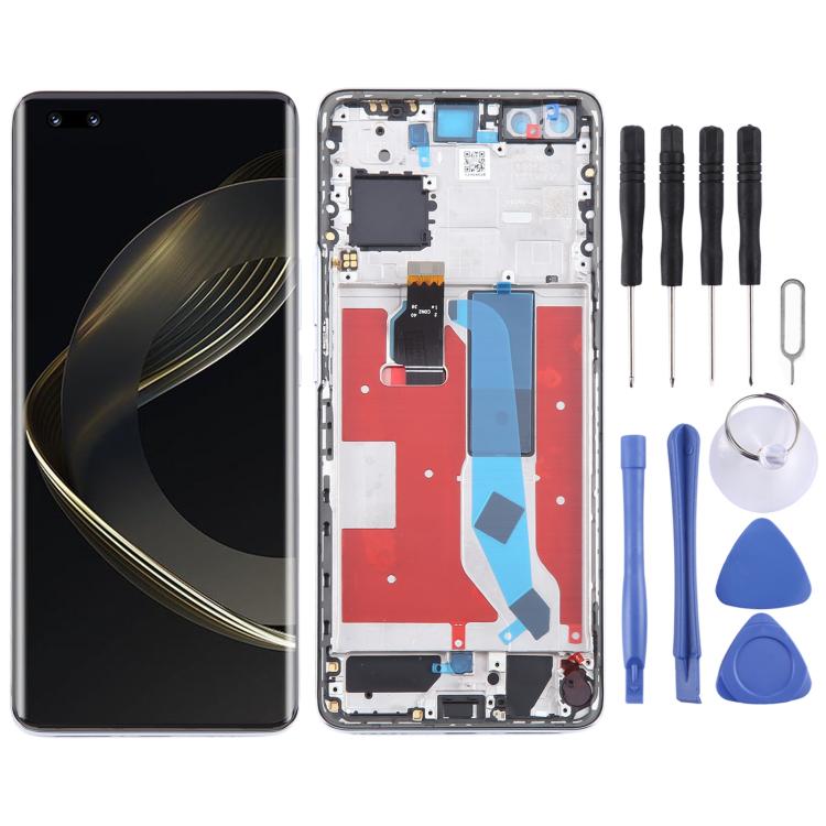 Pour Huawei Nova 11 Pro écran LCD d'origine numériseur assemblage complet avec cadre