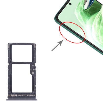 Pour Xiaomi Redmi Note 12 5G Plateau de carte SIM + Plateau de carte SIM / Micro SD