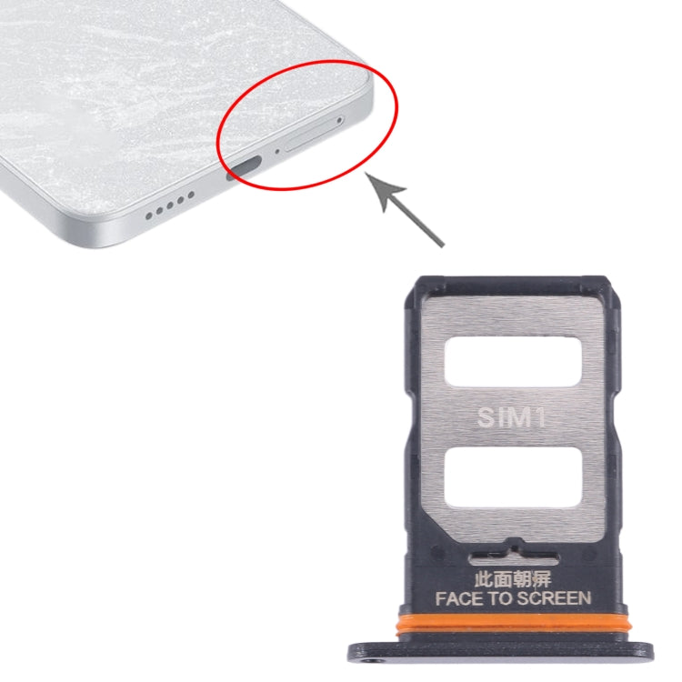 Pour Xiaomi Redmi Note 13 Pro 5G Plateau de carte SIM + Plateau de carte SIM / Micro SD