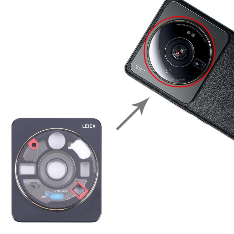 Pour Xiaomi 12s Ultra Couvercle d'objectif d'appareil photo