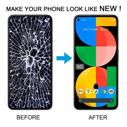 Pour Google Pixel 5a 5G G1F8F G4S1M écran LCD TFT avec numériseur assemblage complet, ne prenant pas en charge l'identification par empreinte digitale