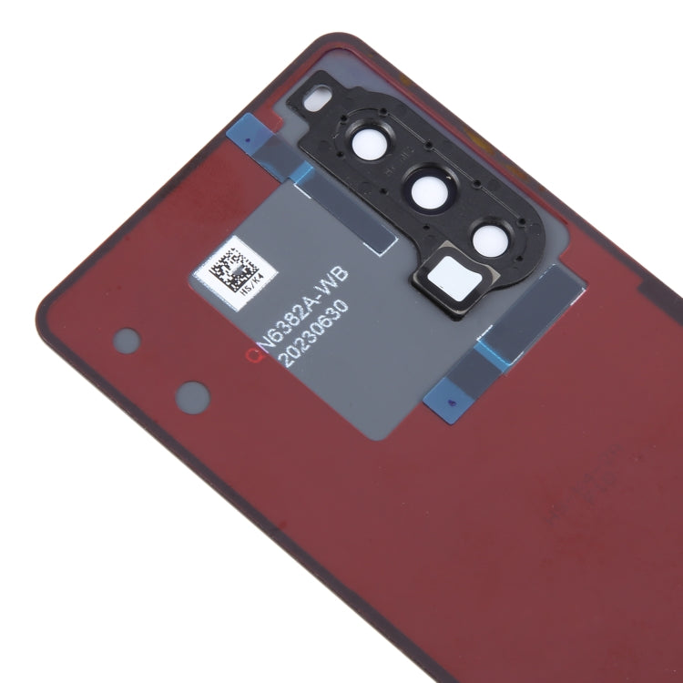 Couvercle arrière de batterie d'origine pour Sony Xperia 10 V, avec couvercle d'objectif d'appareil photo