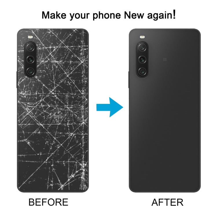 Couvercle arrière de batterie d'origine pour Sony Xperia 10 V, avec couvercle d'objectif d'appareil photo