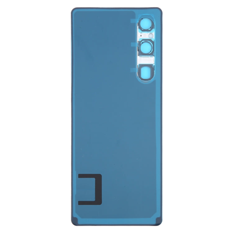 Couvercle arrière de batterie d'origine pour Sony Xperia 1 V, avec couvercle d'objectif d'appareil photo