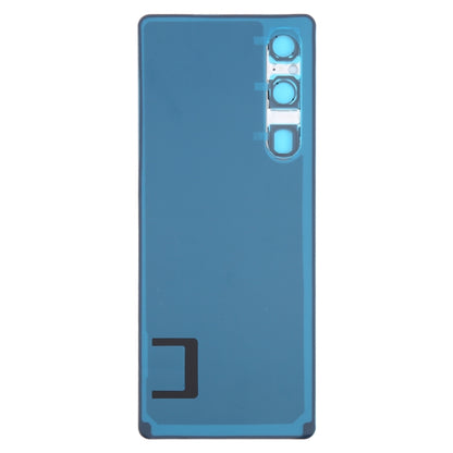 Couvercle arrière de batterie d'origine pour Sony Xperia 1 V, avec couvercle d'objectif d'appareil photo