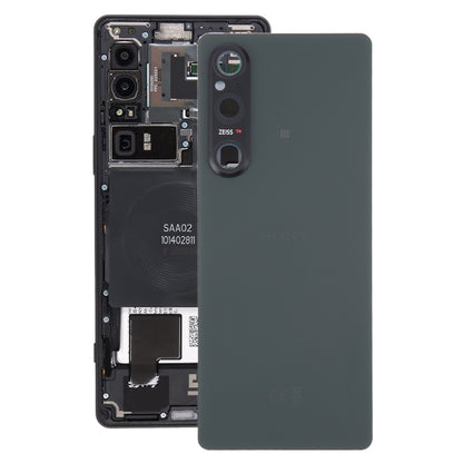 Couvercle arrière de batterie d'origine pour Sony Xperia 1 V, avec couvercle d'objectif d'appareil photo