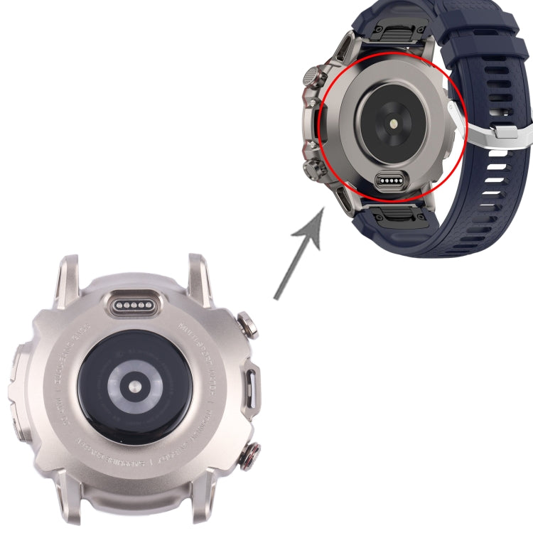 Pour Amazfit Falcon couverture arrière originale avec fréquence cardiaque