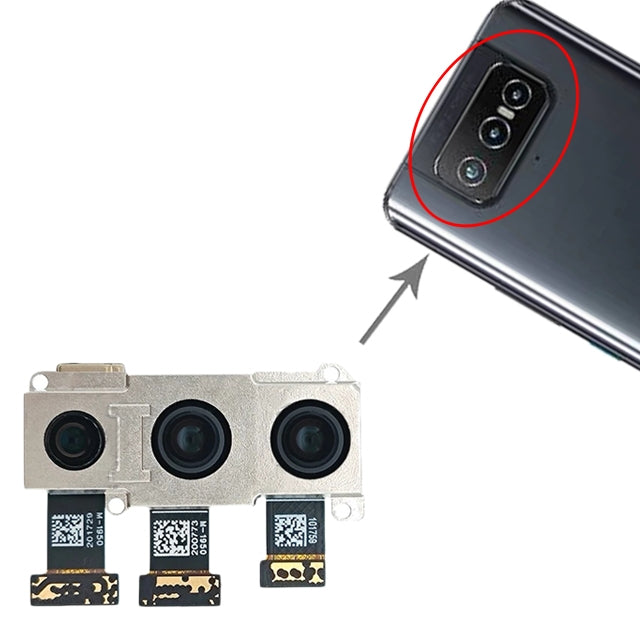 Pour Asus ZenFone 8 Flip ZS672KS Caméra arrière