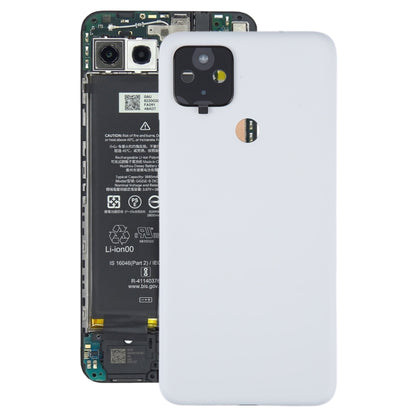 Couvercle arrière de batterie pour Google pixel 4A 5G, avec couvercle d'objectif d'appareil photo