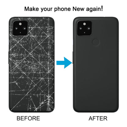 Couvercle arrière de batterie pour Google pixel 4A 5G, avec couvercle d'objectif d'appareil photo