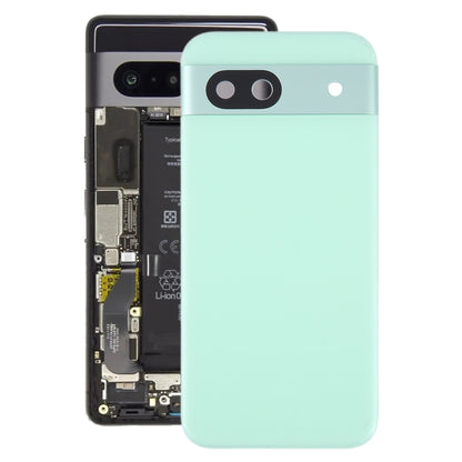 Couvercle arrière de batterie pour Google Pixel 8A, avec couvercle d'objectif d'appareil photo