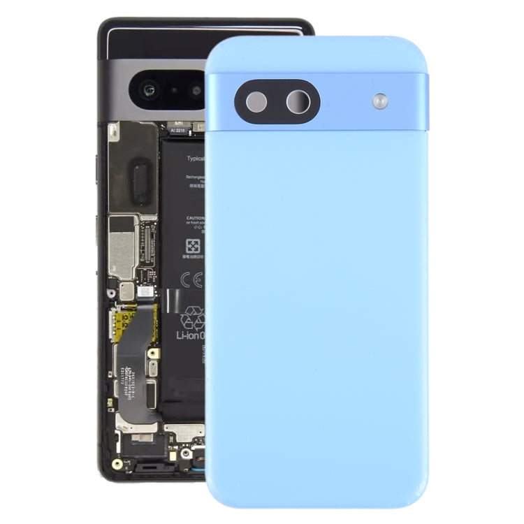 Couvercle arrière de batterie pour Google Pixel 8A, avec couvercle d'objectif d'appareil photo
