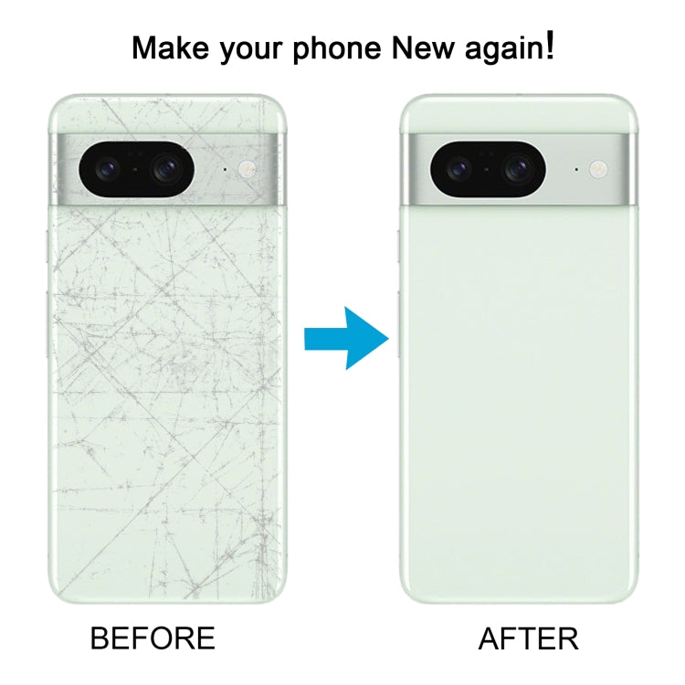 Couvercle arrière de batterie pour Google Pixel 8A, avec couvercle d'objectif d'appareil photo