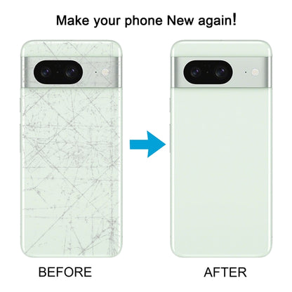 Couvercle arrière de batterie pour Google Pixel 8A, avec couvercle d'objectif d'appareil photo