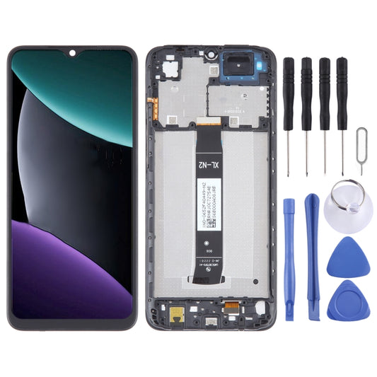 Pour Xiaomi Poco C51 OEM matériel LCD écran numériseur assemblage complet avec cadre